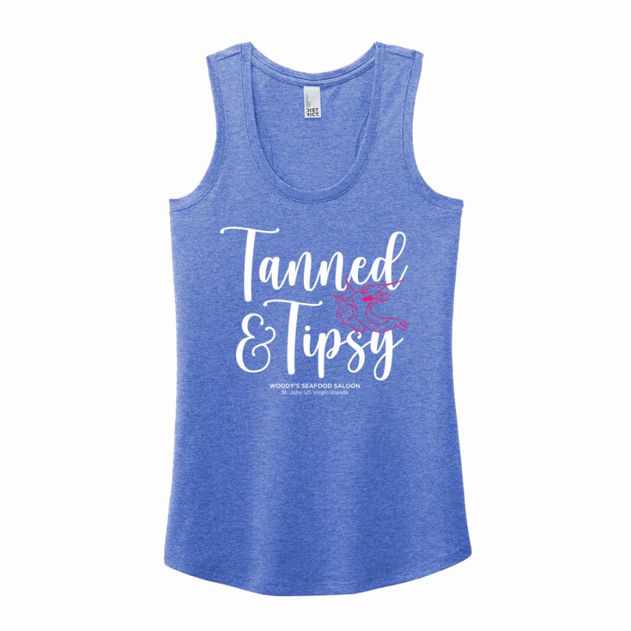 Royal Tanned & Tipsy Women’s Tank – Woody's Seafood Saloon